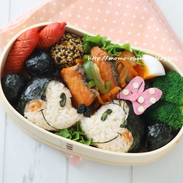 ラブラブ♡ミッキー＆ミニーのお弁当＊キャラ弁