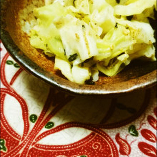 キャベツの胡麻和え【野菜の副菜】レシピ