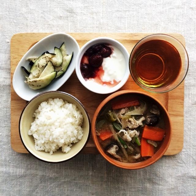 11月6日の朝ごはん。調理時間20分