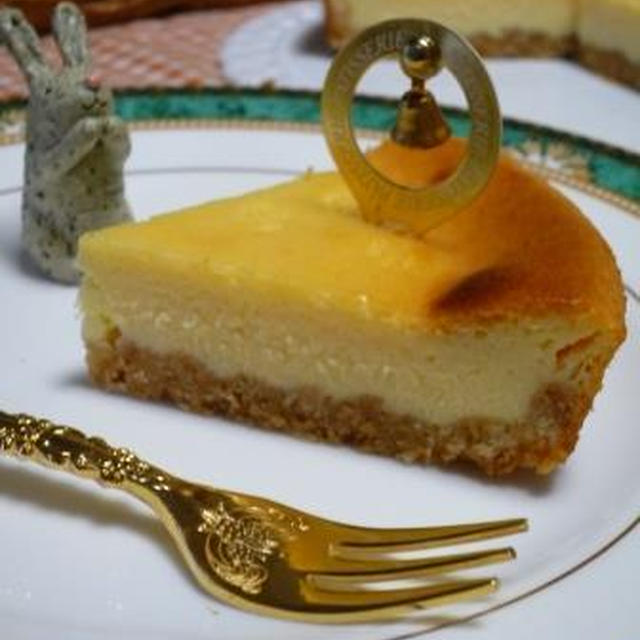 米粉でチーズケーキ作りました！