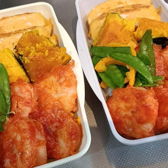 朝からバタバタ子どもが参加したお弁当作り＼(^o^)／