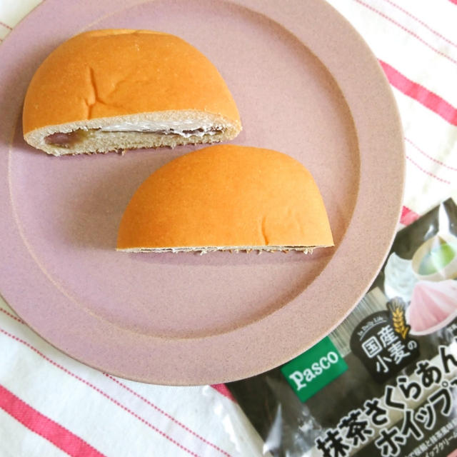 ＊【Pasco】抹茶さくらあんぱんホイップ入り＊