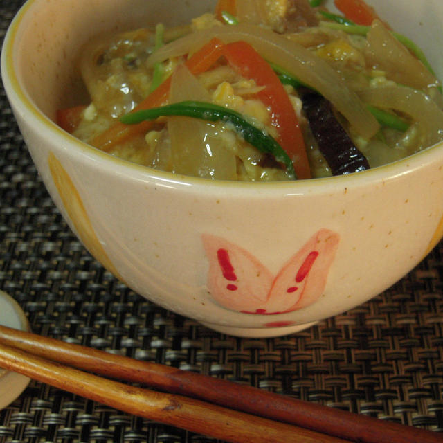 簡単玉子丼