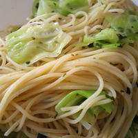 混ぜ込みキャベツパスタ　丸美屋 混ぜ込みわかめ<たらこ>