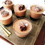 チョコレートムース＆コーヒーゼリーのカップデザート