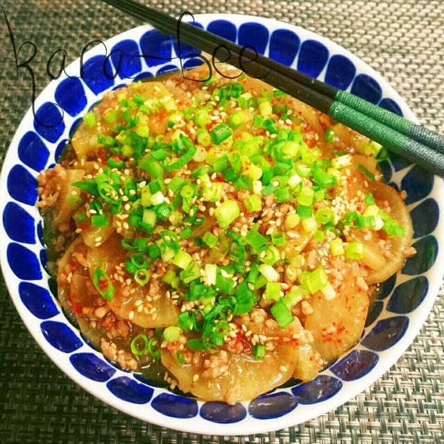 ご飯にかけても旨っ♡そぼろ大根のオイスターとろみ煮