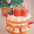 ナッペ＆シロップなしの苺ショート♡クリスマスケーキ♪