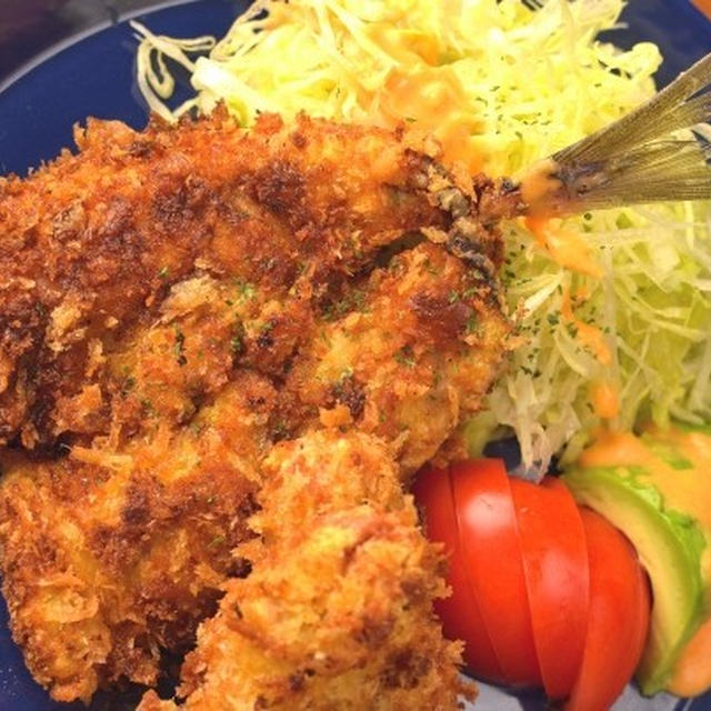 入魂の？鯵フライ。