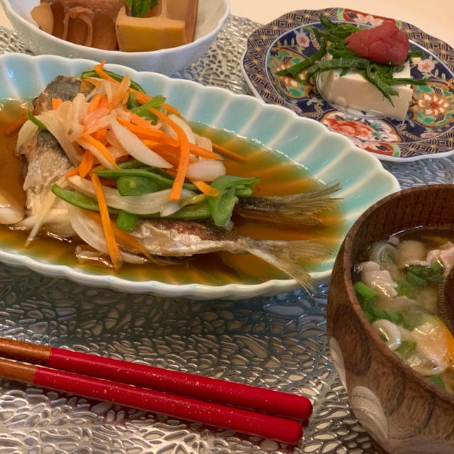 鯵の南蛮漬け✨のお家ごはん✨