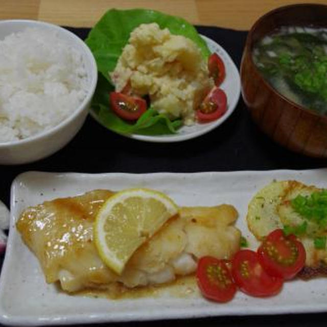 鰈のポン酢煮つけ☆