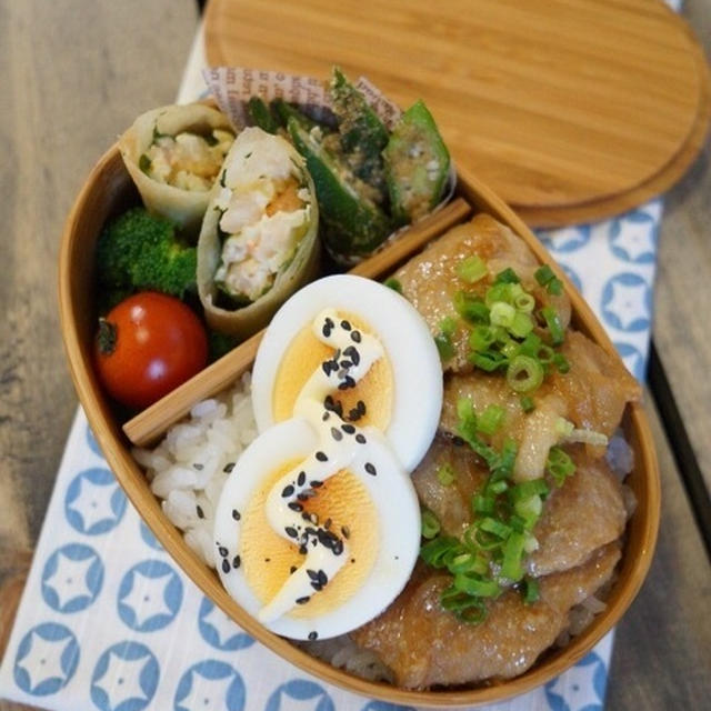 ママ弁☆生姜焼きのっけ弁 と、今日のランチ☆