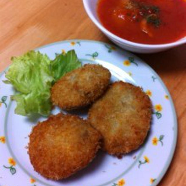 残りカレーでコロッケ
