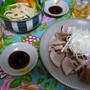 豚肉の紅茶煮とレンコンサラダ