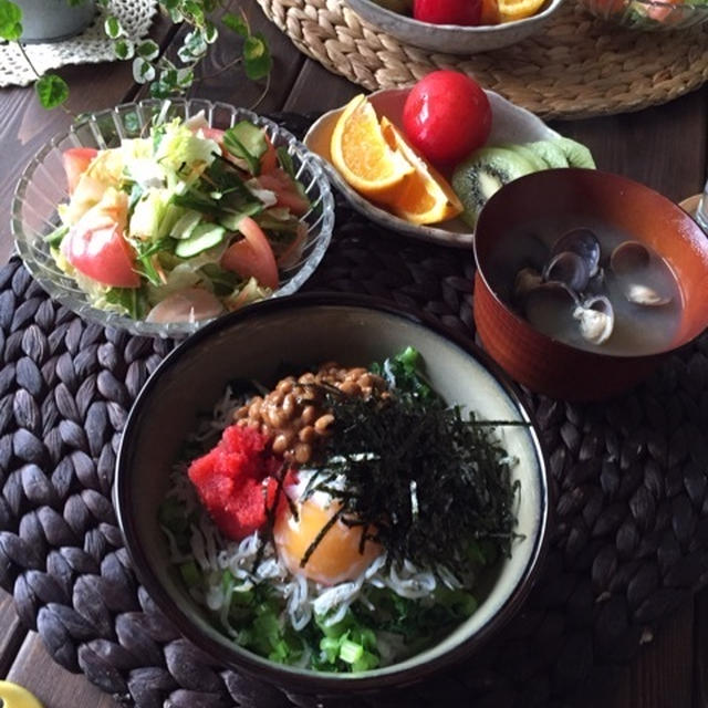 手軽で食べやすい朝ごはん♪…褒めてやりたいところ。