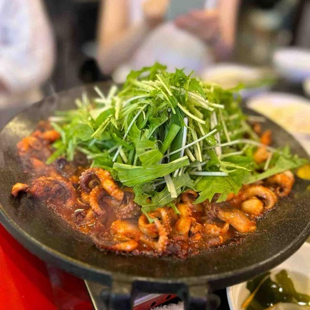 初挑戦の韓国料理