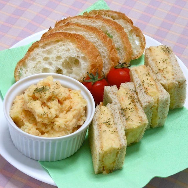 ご飯の友はパンにも合う。超簡単！ゆでて混ぜるだけ〜瓶詰めさけフレークのポテトサラダ。