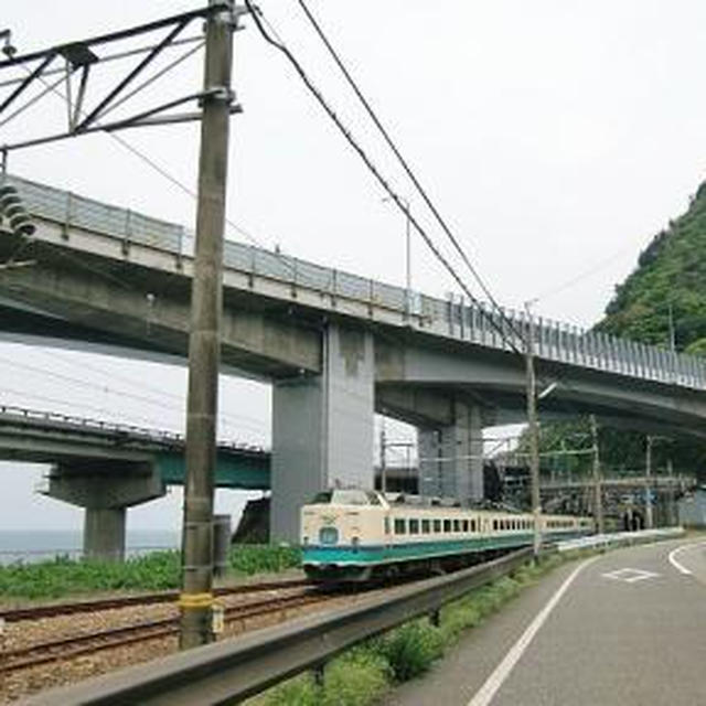 気まぐれ鉄子１７６０「青海駅（４８５系北越）」えちごトキめき鉄道日本海ひすいライン）新潟県