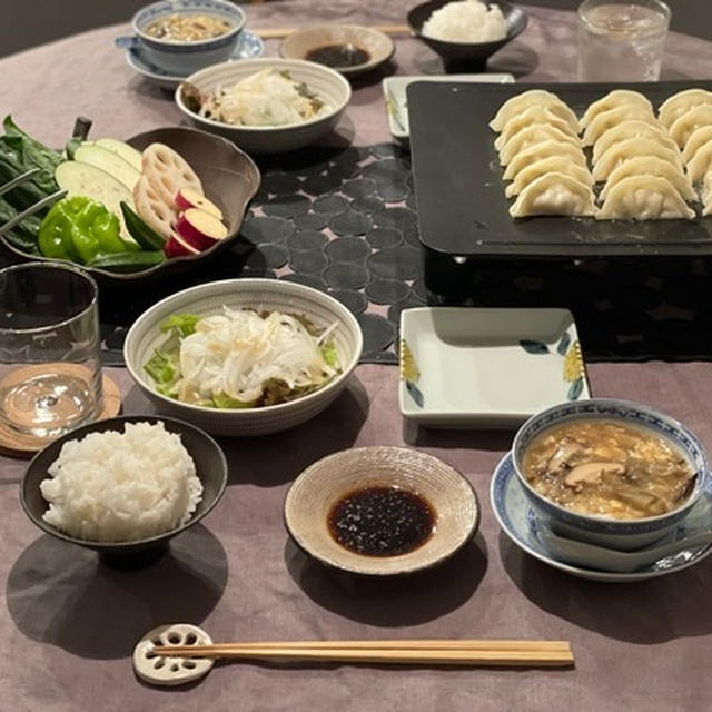 アビエンマジックグリルで冷凍餃子の手抜きごはんとドラマチックなぼくちん