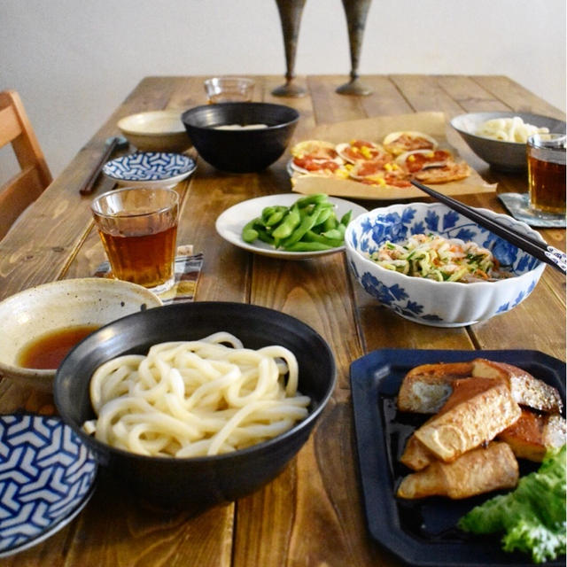 お昼ごはん＊長女のいちご飴作り。