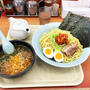 旨辛スタミナつけめんを啜る 〜味付け玉子・LINEクーポン海苔増し（5枚）・山岡家〜