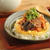電子レンジでサバ缶キム玉丼ぶり