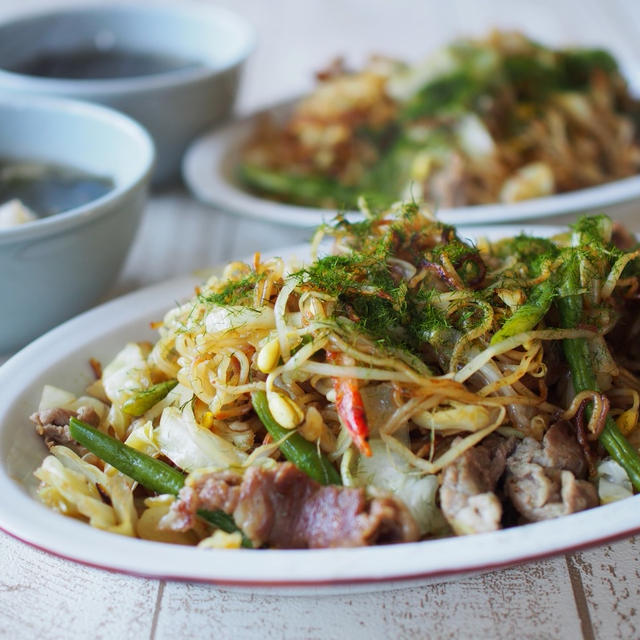 ウチごはん格上げレシピ　ソース焼きそば