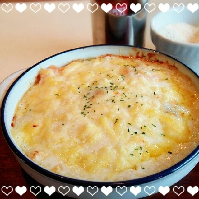 手作り度大♪北千住エキチカの喫茶室サンローゼ☆シーフードドリア☆食べ物見ました♪