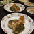 鯵のさんが焼きと今年お初の豆ごはん♪
