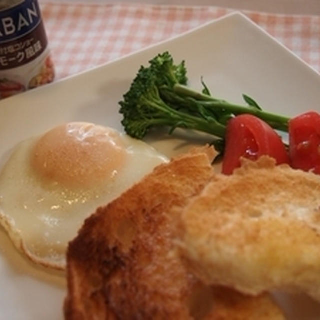GABAN味付塩コショースモーク風味を使って朝ごはんと八つ橋庵しゃなり