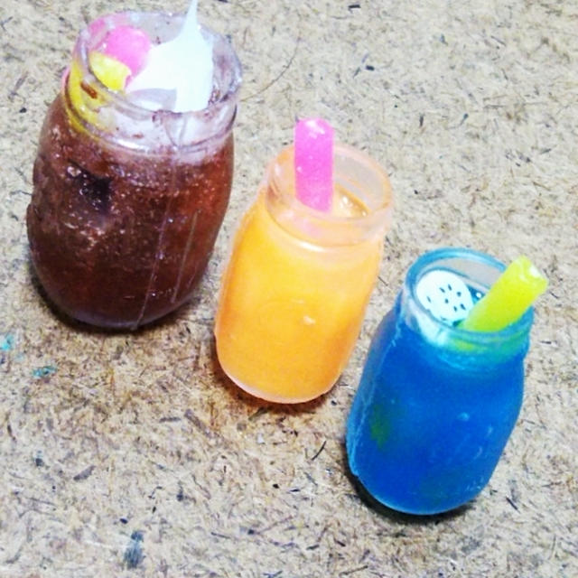 ハンドメイド☆UVレジンでメイソンジャー