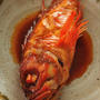 かさごの煮付け　レンコンの肉きんぴら　とろろ納豆海苔