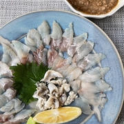 カワハギの薄造り＆昆布締めちらし丼