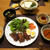 スペアリブの味噌煮込みと帆立とにんじんの炊き込みご飯の夜ご飯