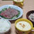 牛のたたき＆コーンスープ♪