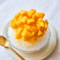 【｢カルピス｣レシピ】ごろごろマンゴーのかき氷