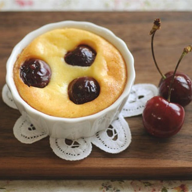 アメリカンチェリーのチーズケーキ