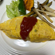 オムライスの夕飯☆毎年恒例の梅干し作り^_^