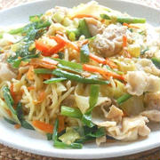 フライパン蒸しで簡単！塩葱醬×豆板醤で旨辛〜サッパリが旨いっ塩焼きそば。