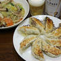 休肝日に八宝菜と餃子