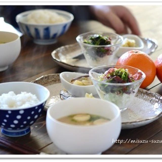 休日の朝ごはん