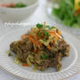 レンジで作る　牛肉のカレー風味
