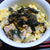 白だしで☆豆苗とほうれん草入り親子丼