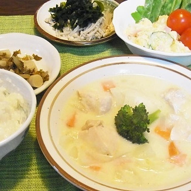 当たり前のことが　＆　カブのクリーム煮