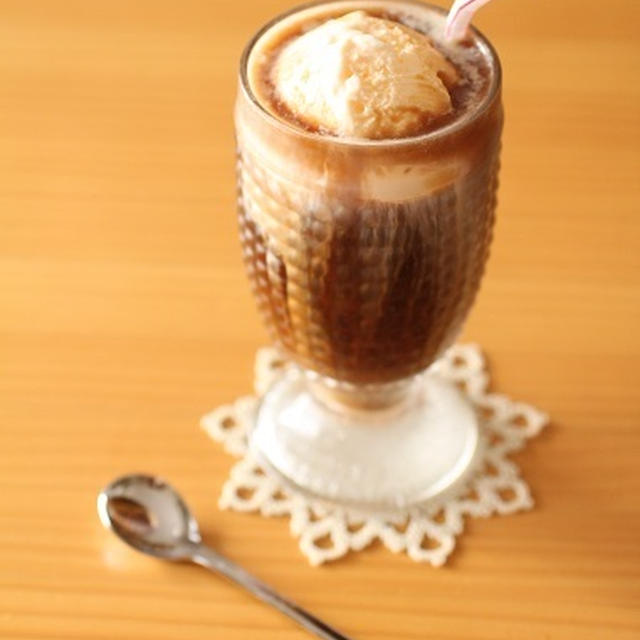 コーヒーフロート＆妹に赤ちゃんが産まれました♪