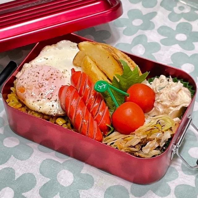 【お弁当】買い物しなきゃ食材がなーい!!!!!!!!!!あるものでザッと簡単弁当