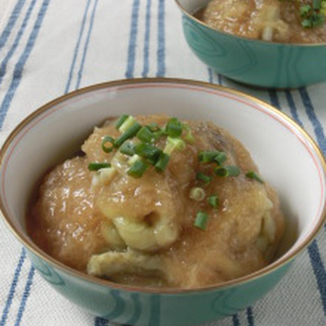 夏野菜のナスも秋まで美味しい♪蒸しナスの大根おろしあんかけ