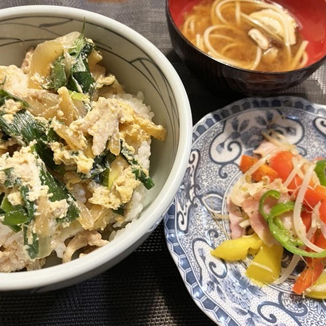 将来の身長がわかりました♪＆豚ニラ玉ねぎどんぶり