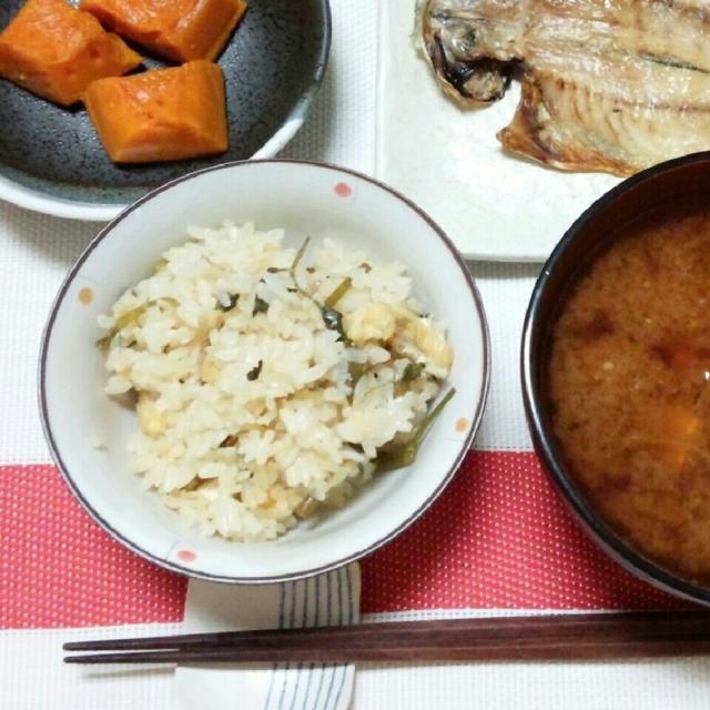 せりの炊き込みご飯