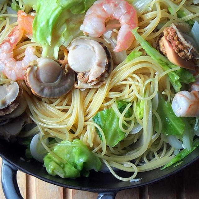 ストウブで♪茹でないパスタ