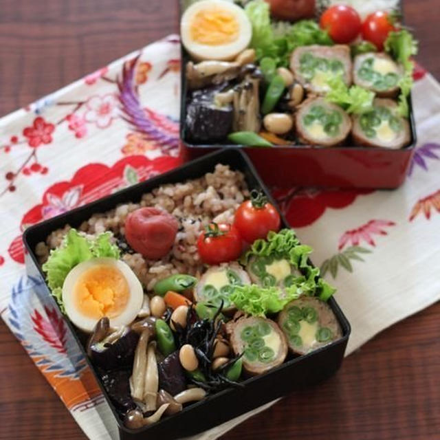 いんげんとチーズの肉巻き弁 ✿ 沖縄あるあるヤールー編♪